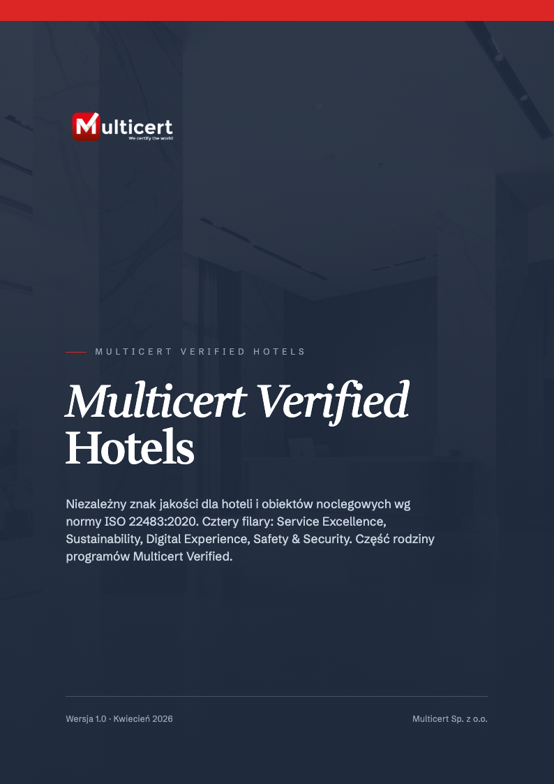 Okładka dokumentu: Multicert Verified Hotels