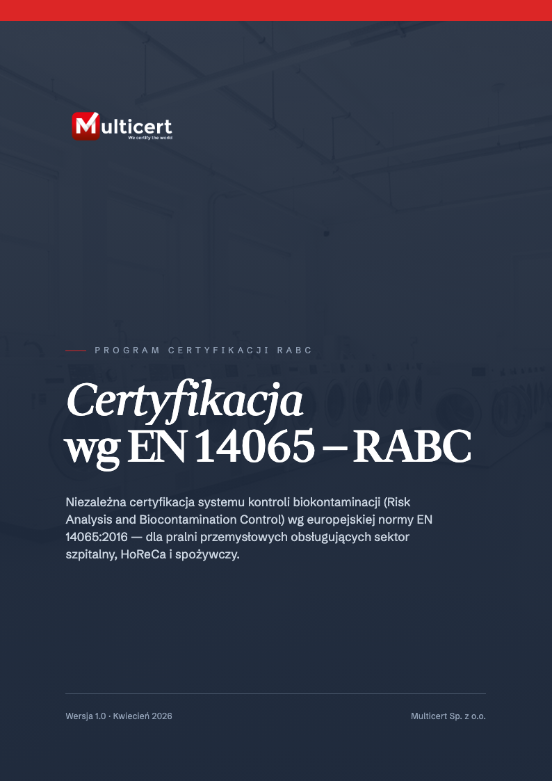 Okładka dokumentu: Program Certyfikacji RABC Multicert
